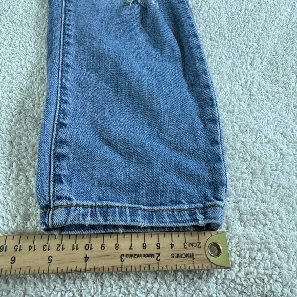 Oasis by eunina jeans Womens size 3 ripped denim Distressed Blue Casual Boho - Picture 10 of 12